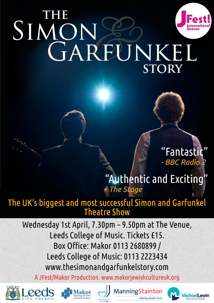 Simon & Garfunkel Story A4 Flyer